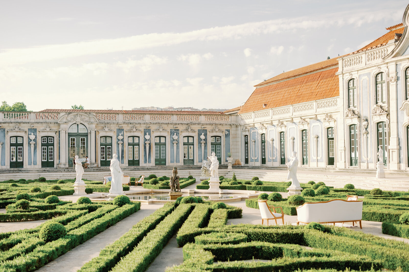 Cocktail Hour in the Gardens, Palácio de Queluz, Portugal