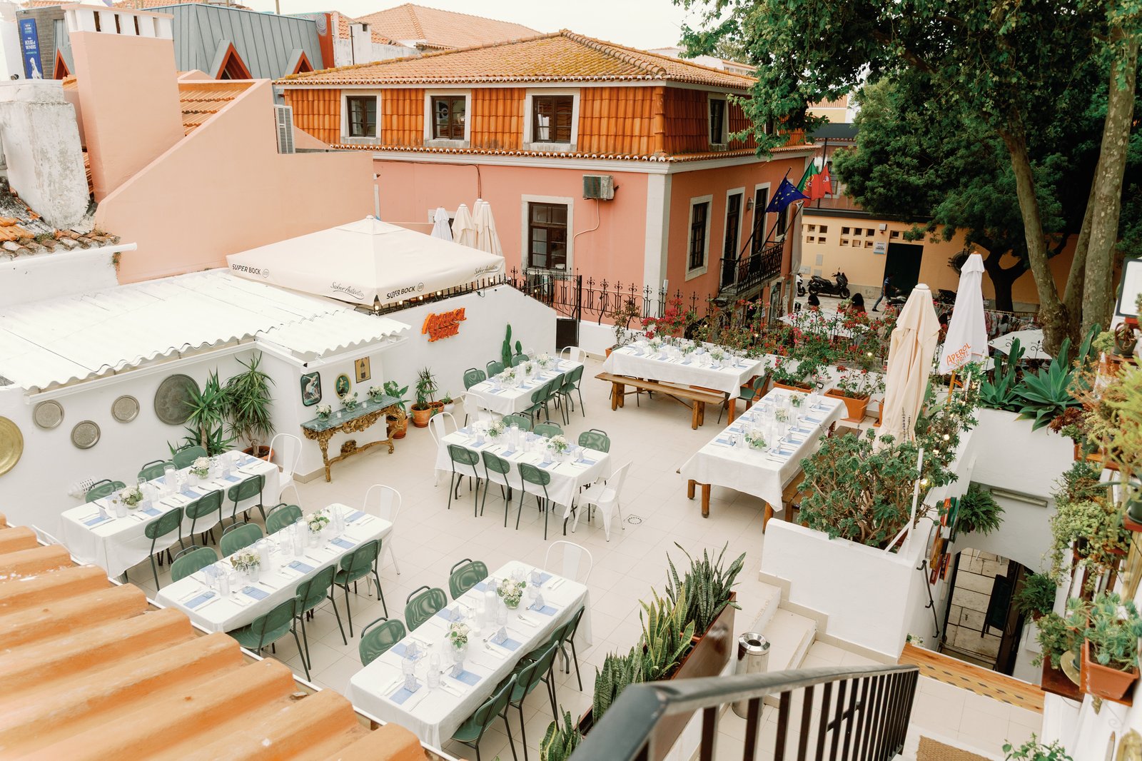 A Rooftop Rehearsal Dinner